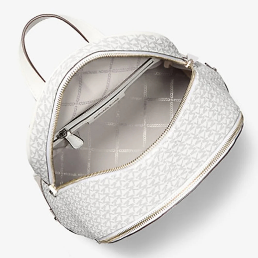 Michael Kors Rhea Medium Color-Block Backpack - Picture 3 of 5